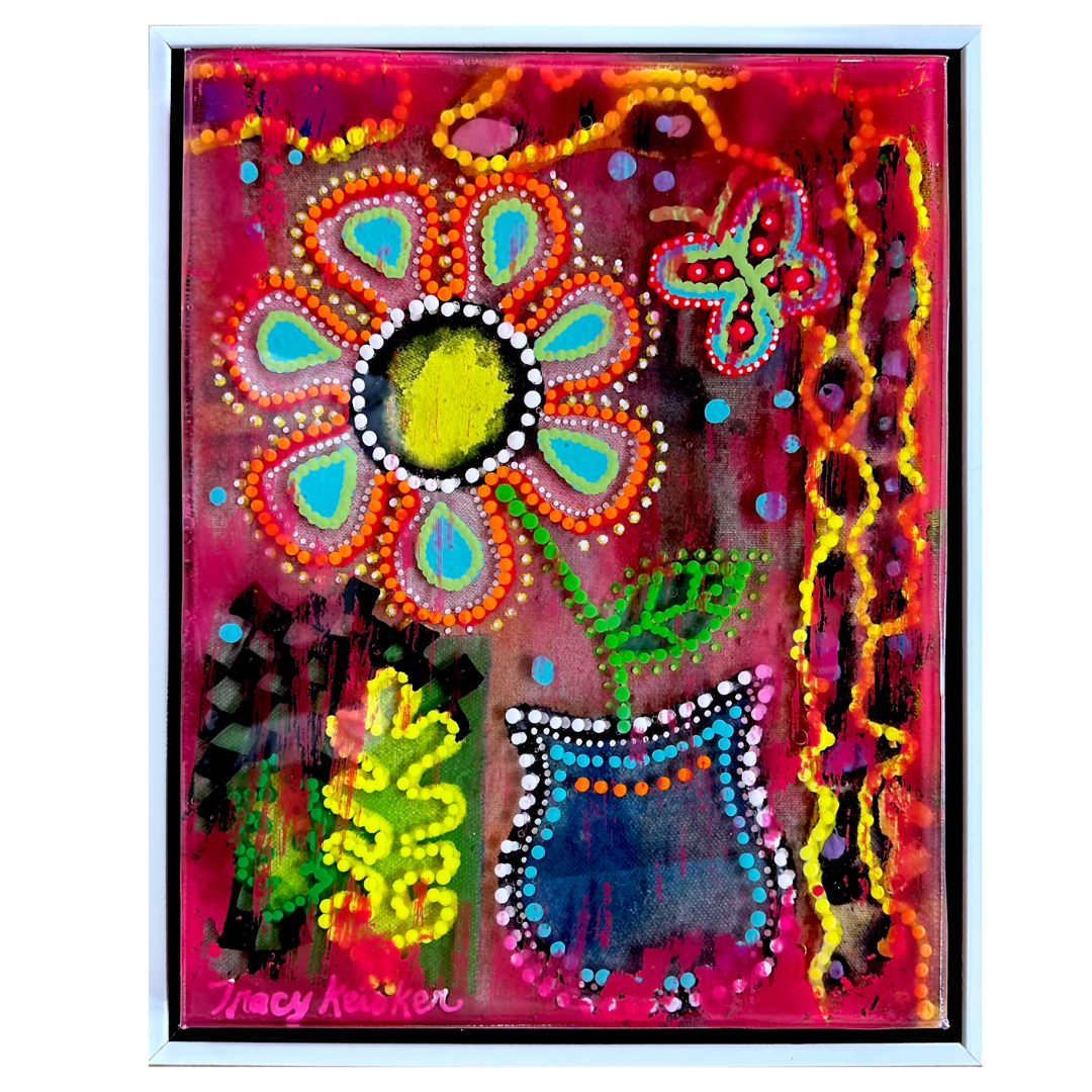 Flower Pot & Butterfly